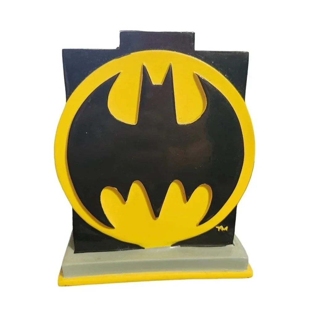 Batman Toothbrush Holder DC Comics Yellow Black Bat‎ Signal Logo Franco HU013W